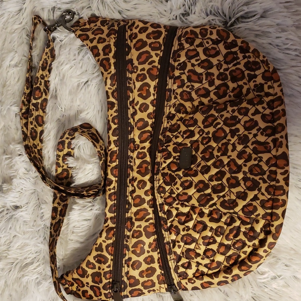 Animal print bag.